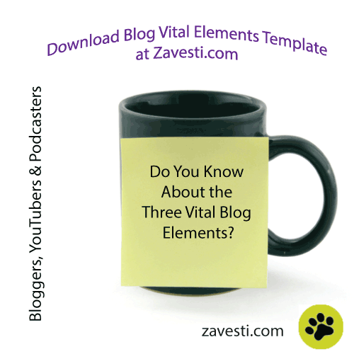 zavesti three vital blog elements