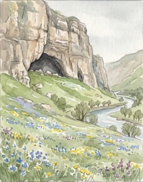 flower-offerings-neanderthal-grave