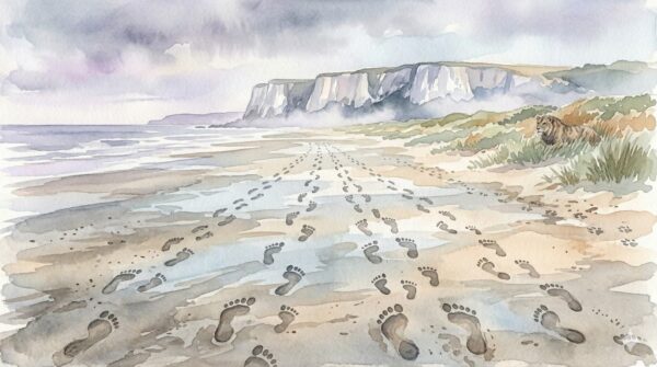 Neanderthal Preserved Footprints