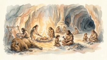 Neanderthal Cave Life