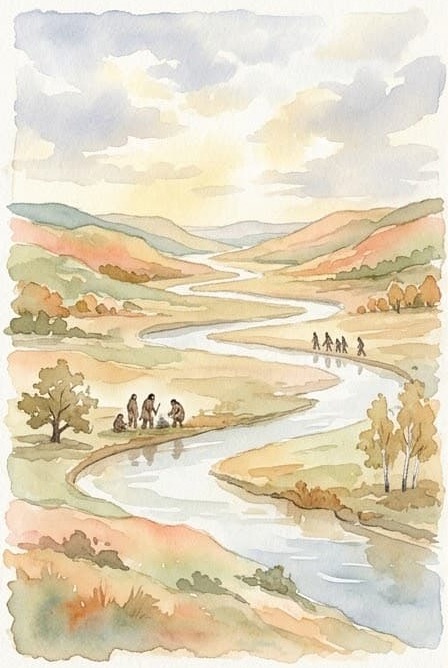 When Neanderthals and Homo Sapiens Shared the Same Valley