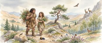 Neanderthal father and teenage daughter — evidence of Neanderthal family life
